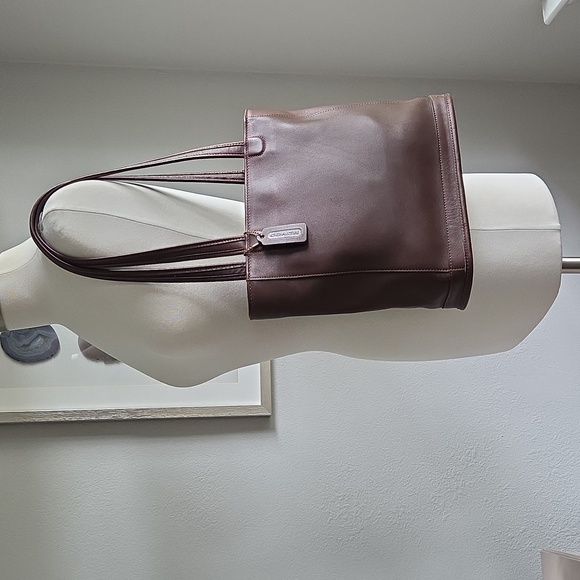 Vintage COACH Mahogany Bleeker Leather Tote Bag - Picture 2 of 14